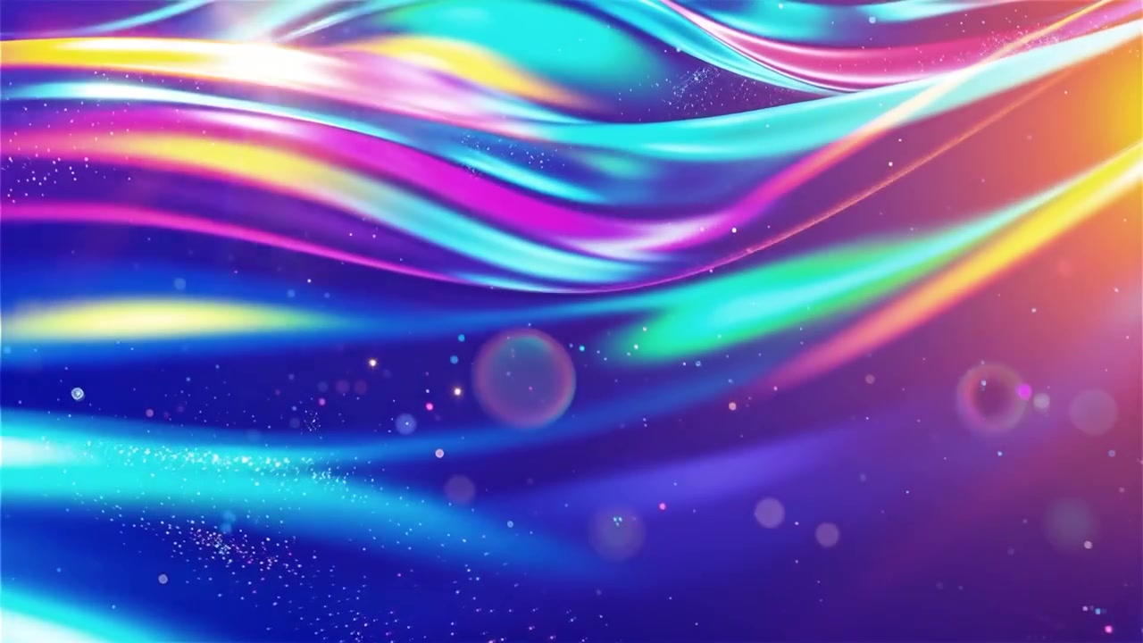 Abstract Flowing Light Waves Background