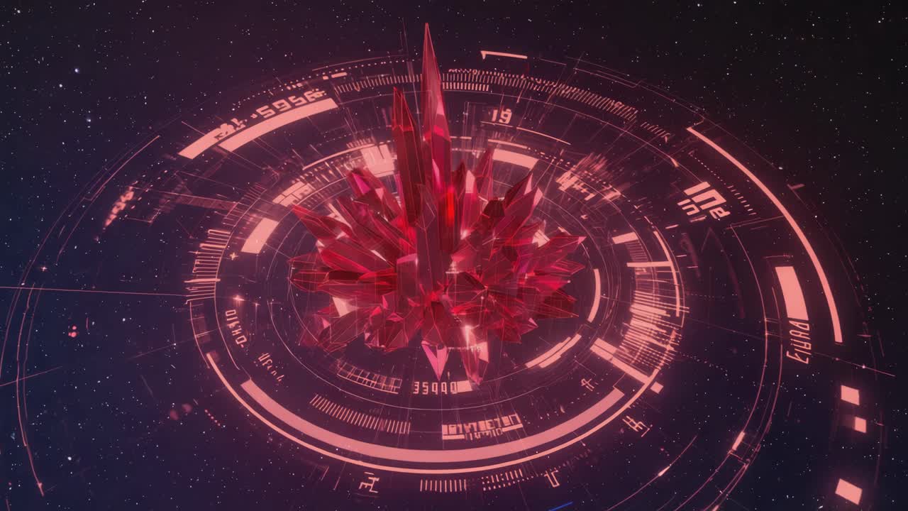 Abstract Crystal Technology HUD