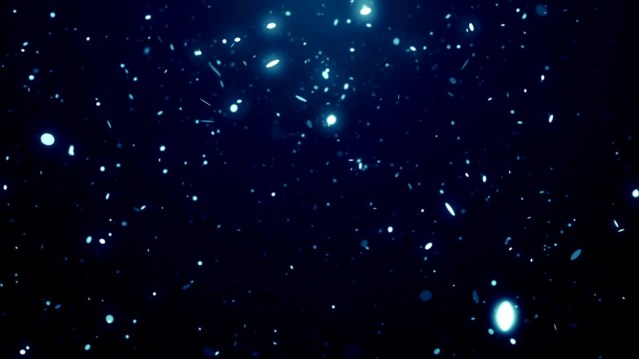 Particles Blue dust abstract light bokeh motion titles cinematic background loop