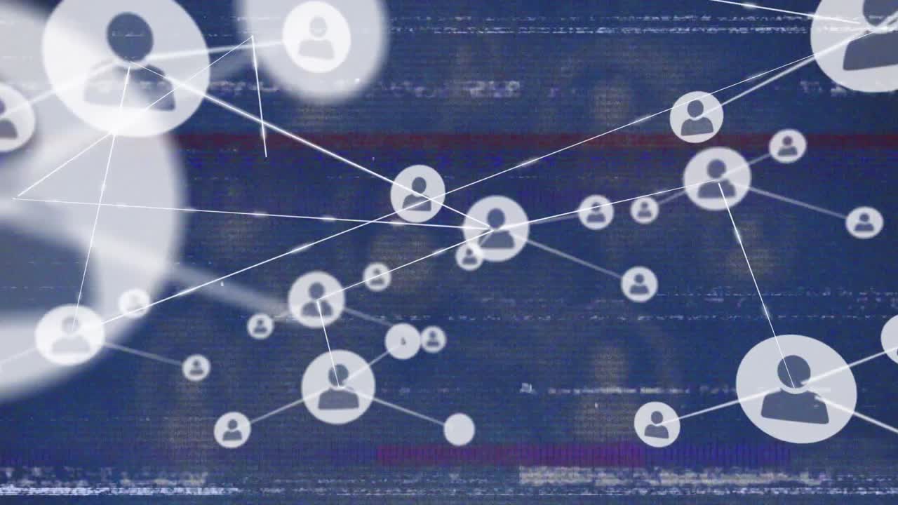 간섭에 대한 연결 네트워크의 애니메이션