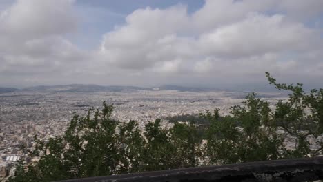 Panorama-view-over-the-city-of-Athen,-Greece