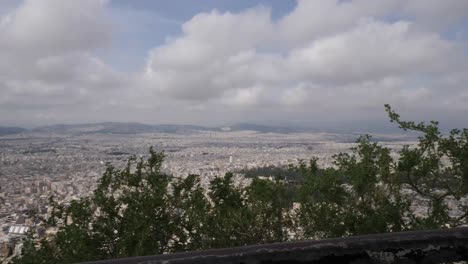 panorama view over the city of athen, greece