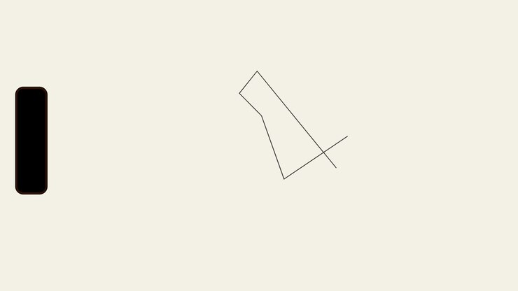 Abstract Minimalist Animation of Geometric Lines and Shapes