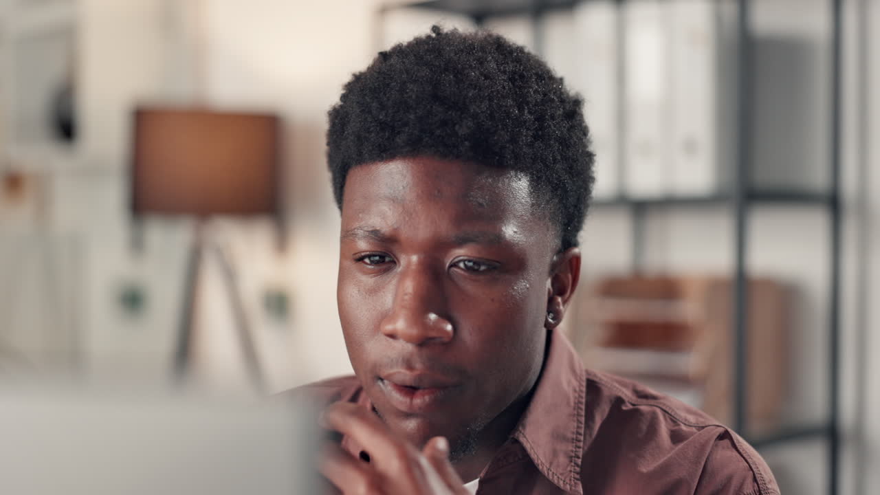 Portrait of a Thoughtful Man in Office