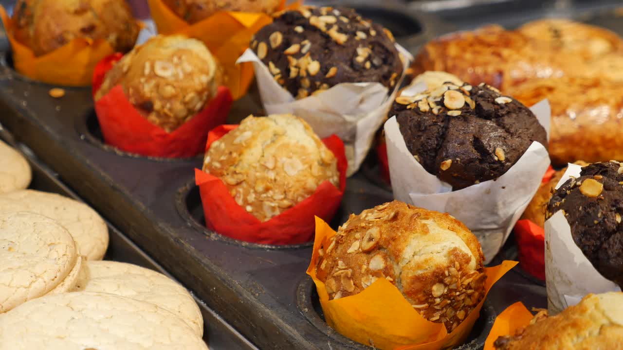 Assortment of Muffins and Pastries