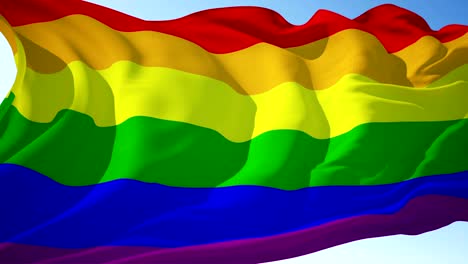 lgbtq or lgbt flag 4k loopable