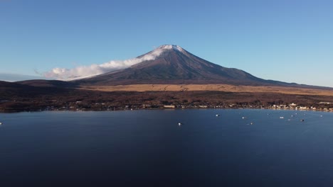 skyline aerial view in mt. fuji