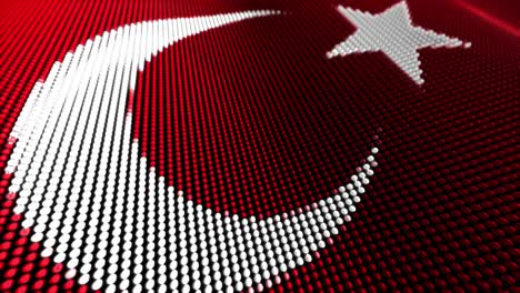 motion particle flag loop turkey