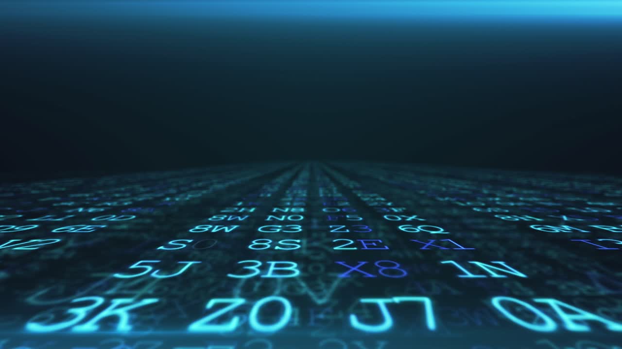 Abstract Digital Code Background