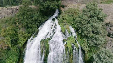 Waterfall at Thousand Springs on the Snake River of Idaho