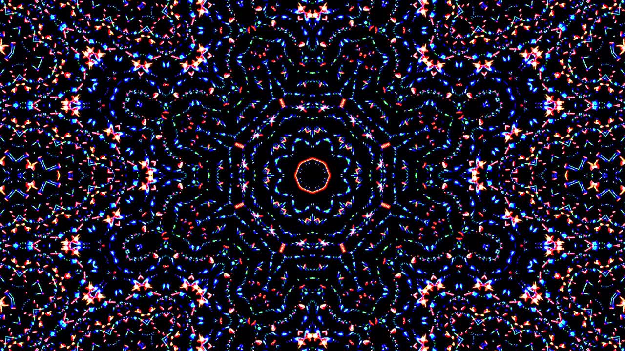 colorful lines glowing waves shape background kaleidoscope abstract