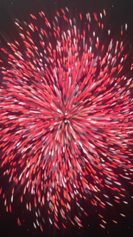 abstract fireworks explosion