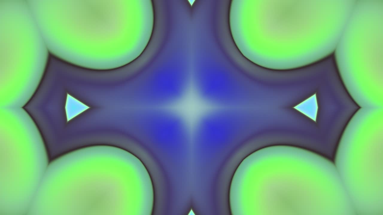 patrón de flores de caleidoscopio geométrico bucle sin costuras