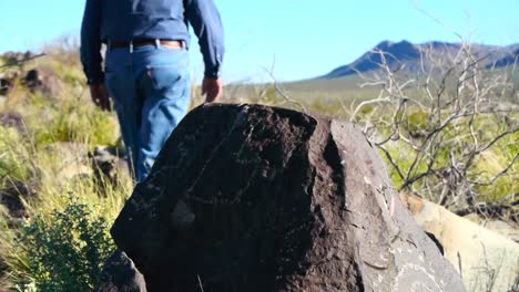 Die-Petroglyphen-Stätte-Der-Drei-Flüsse-In-New-Mexico