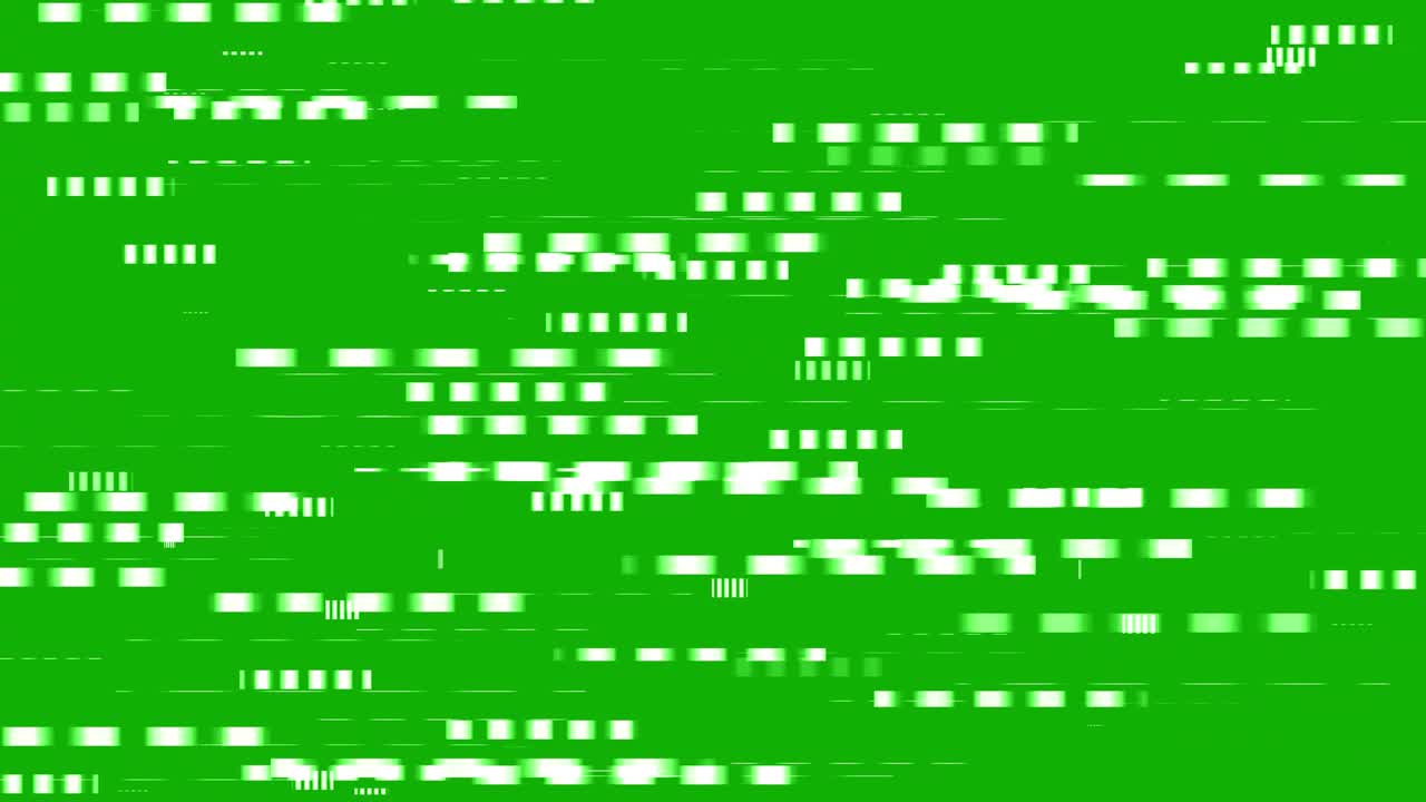 Digital lines motion graphics with green screen background