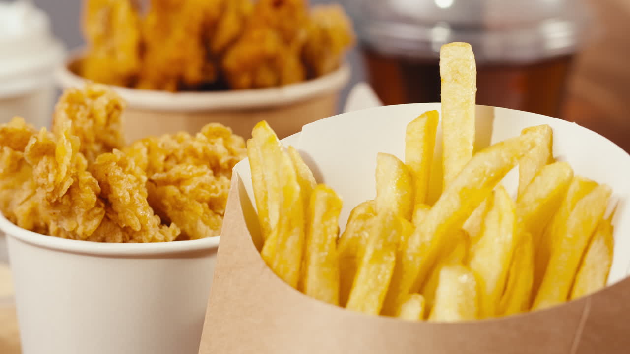 Crispy Chicken and French Fries