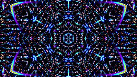 luz abstracta brillante que gobierna el color completo, caleidoscopio