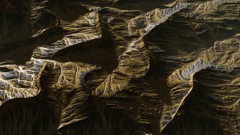 vista del paisaje del planeta alienígena