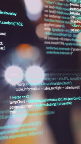 animation of data processing over underground