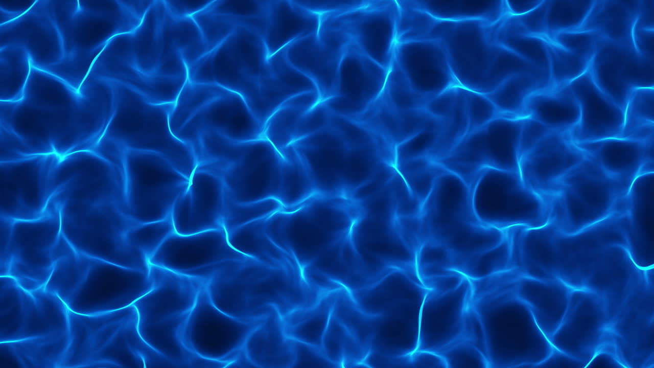 Sfondo in loop continuo con onde blu luminose astratte.