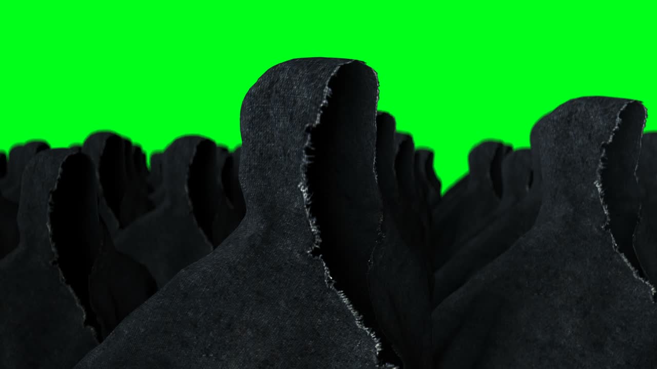 el misterio del miedo a la animación de fantasmas. la sudadera dinámica. el aislamiento. la animación realista de pantalla verde 4k.