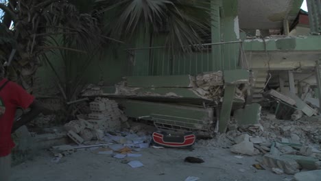 Flattened-buildings-on-the-streets-of-Haiti-following-a-devastating-earthquake