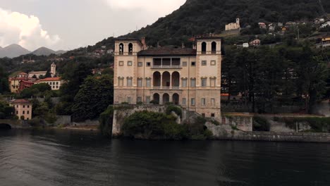 domaso lies on lake como in northern italy, close to switzerland