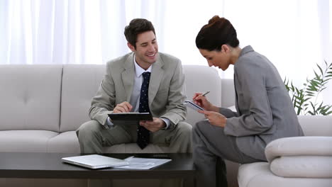 businessman meeting with a colleague