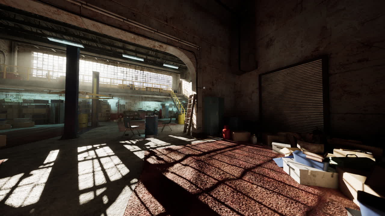 버려진 산업 창고