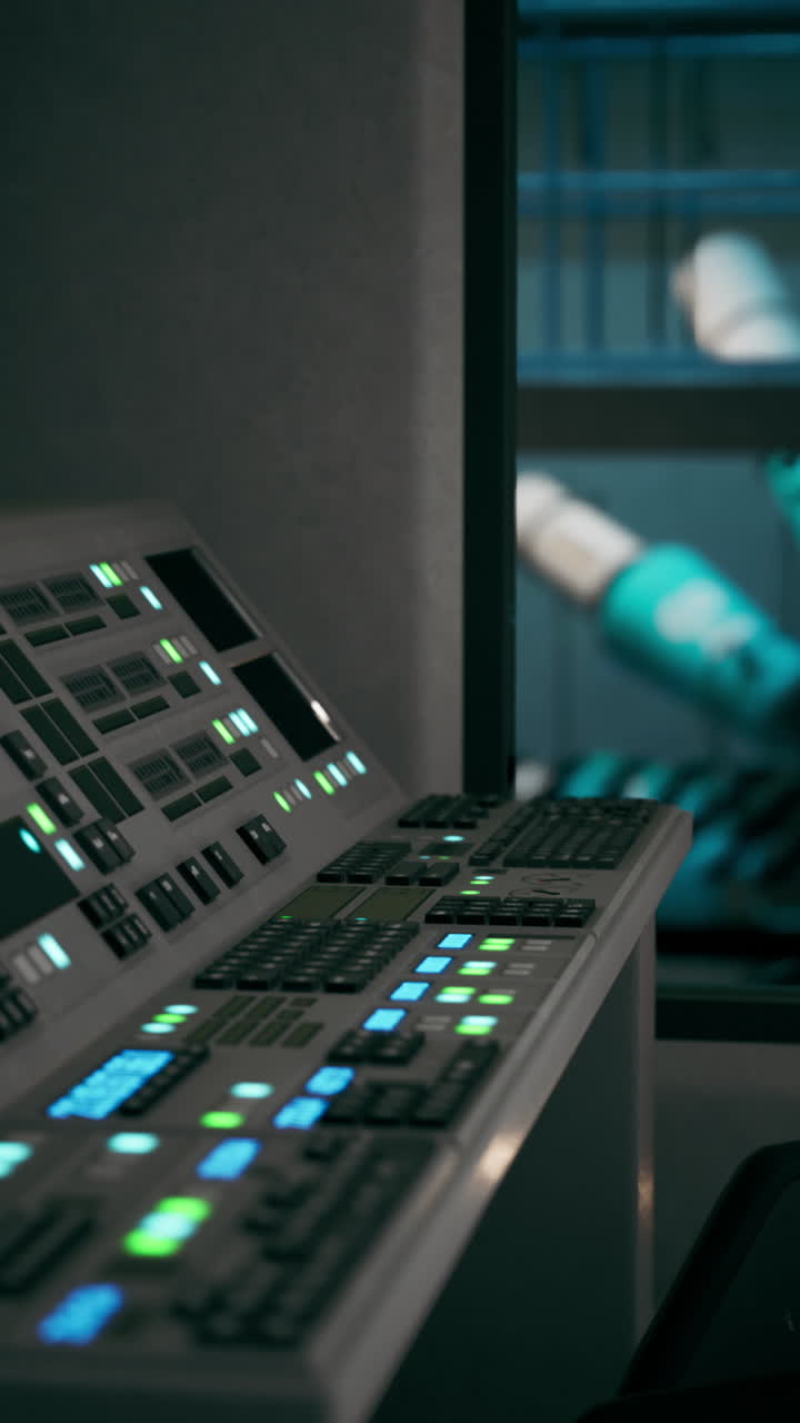 panel de control para equipos médicos