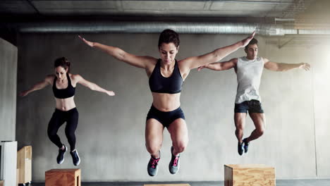 group box jumps workout