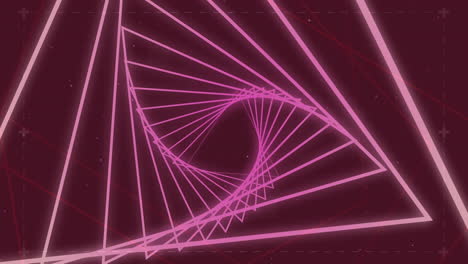 animación de formas en movimiento sobre fondo negro