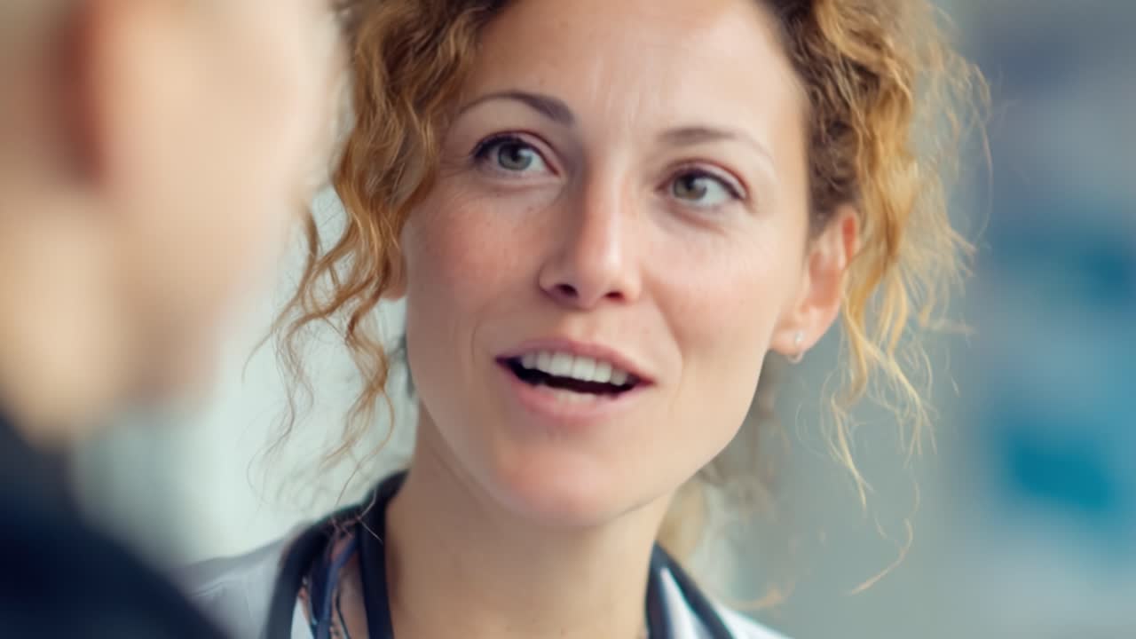 A Caring Healthcare Professional Engaging in a Warm Conversation with a Patient, Emphasizing Compassion and Understanding in Medical Care
