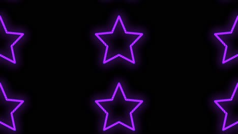 Pulsing-purple-stars-pattern-with-neon-light-in-casino-style