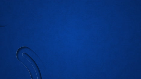 abstract blue gradient circle animation background. looped paper cut motion graphic style.
