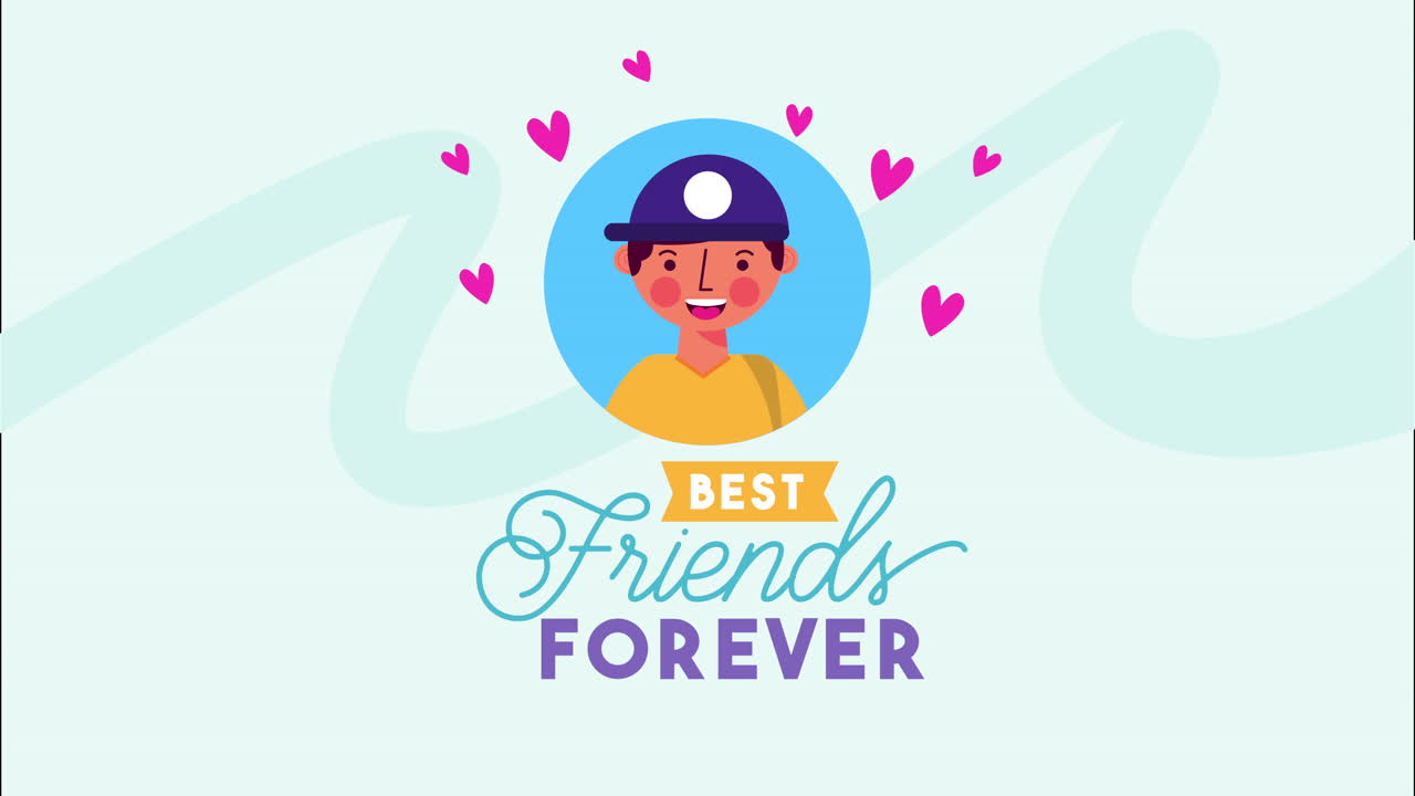 젊은 가장 친한 친구 캐릭터