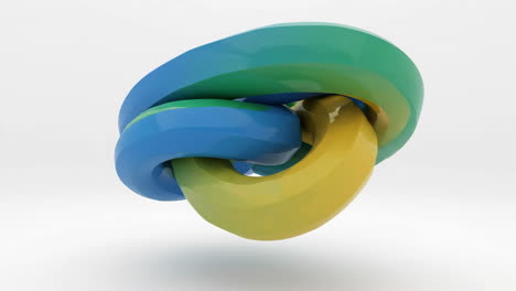 abstract knotted 3d shape