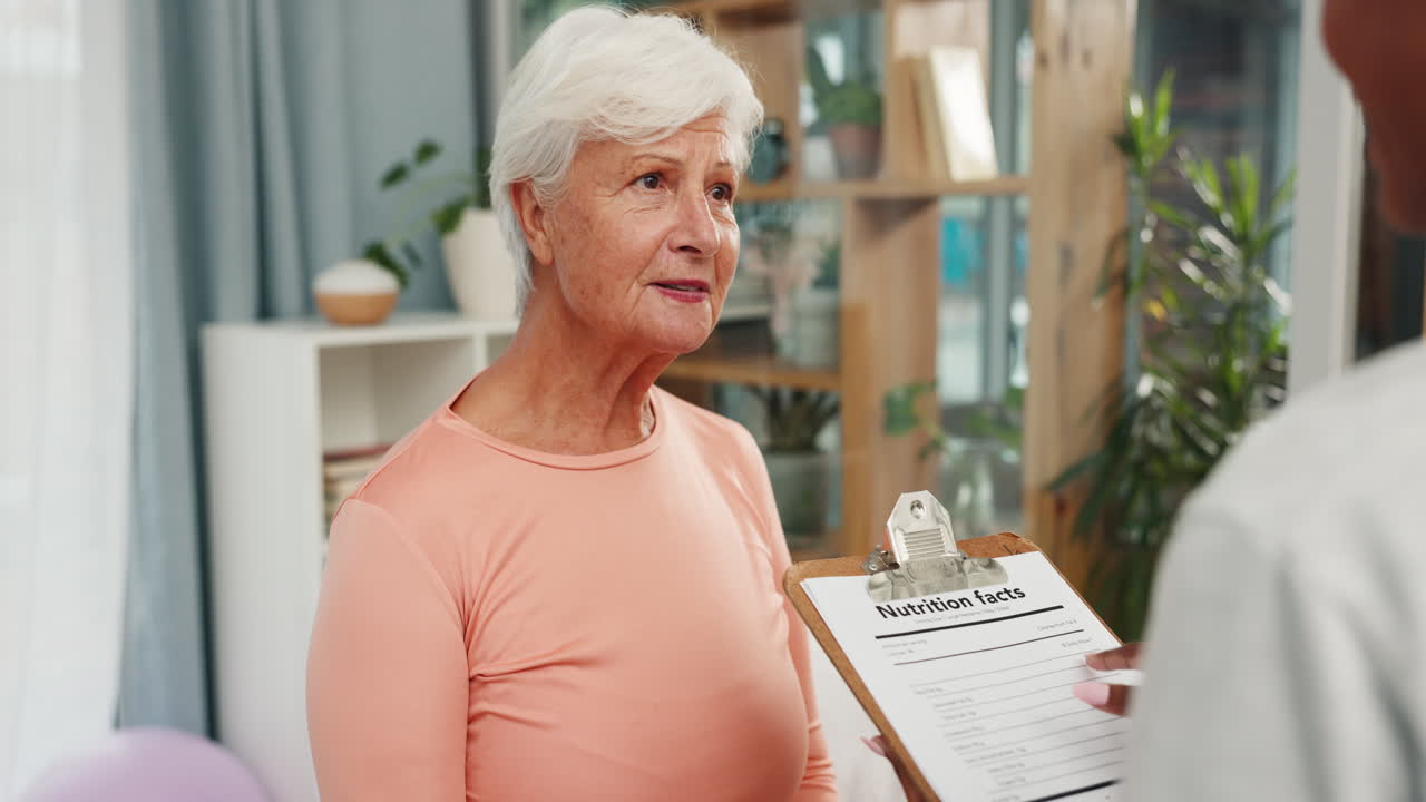 건강 관리, 노인 여성 및 영양사