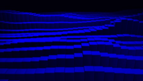 4k azul oscuro fondo de animación en bucle sin costuras. diseño 3d dinámico vj volante.