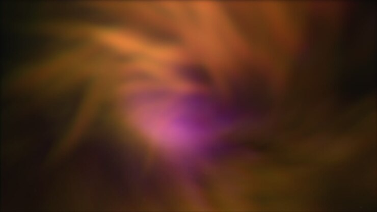 Dynamic swirling vortex in blurry abstract art with purple and yellow