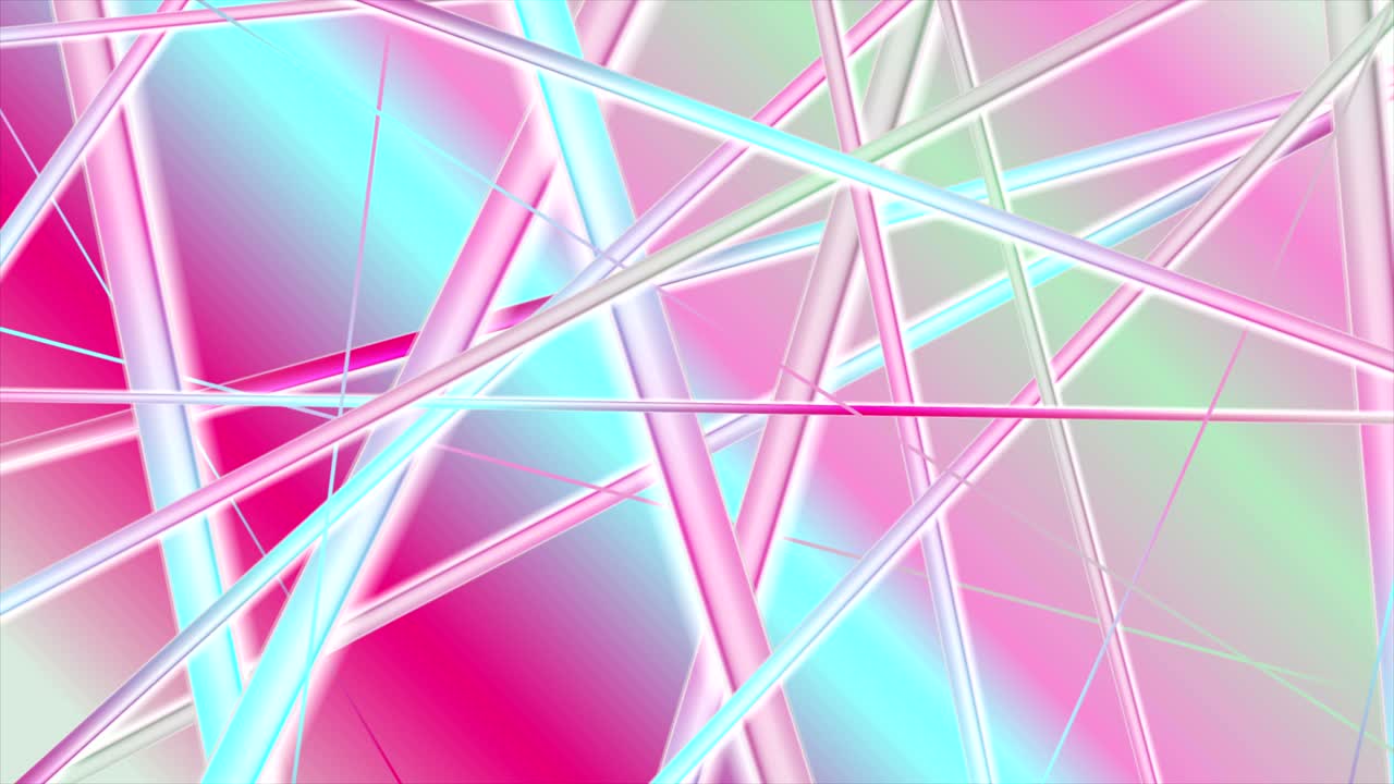 홀로그램 반이는 줄무 추상적인 비디오 애니메이션