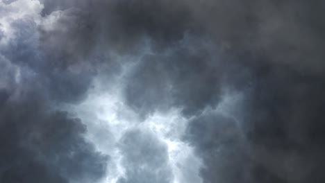 dark and ominous storm clouds