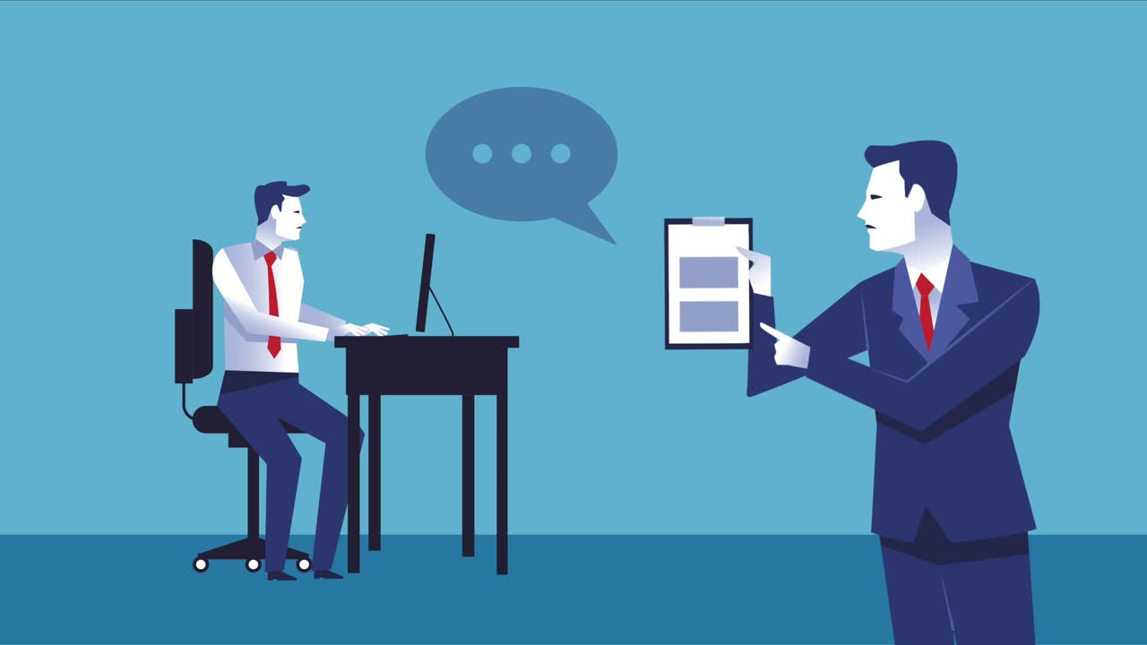 체크리스트와 함께 데스크에서 일하는 우아한 사업가