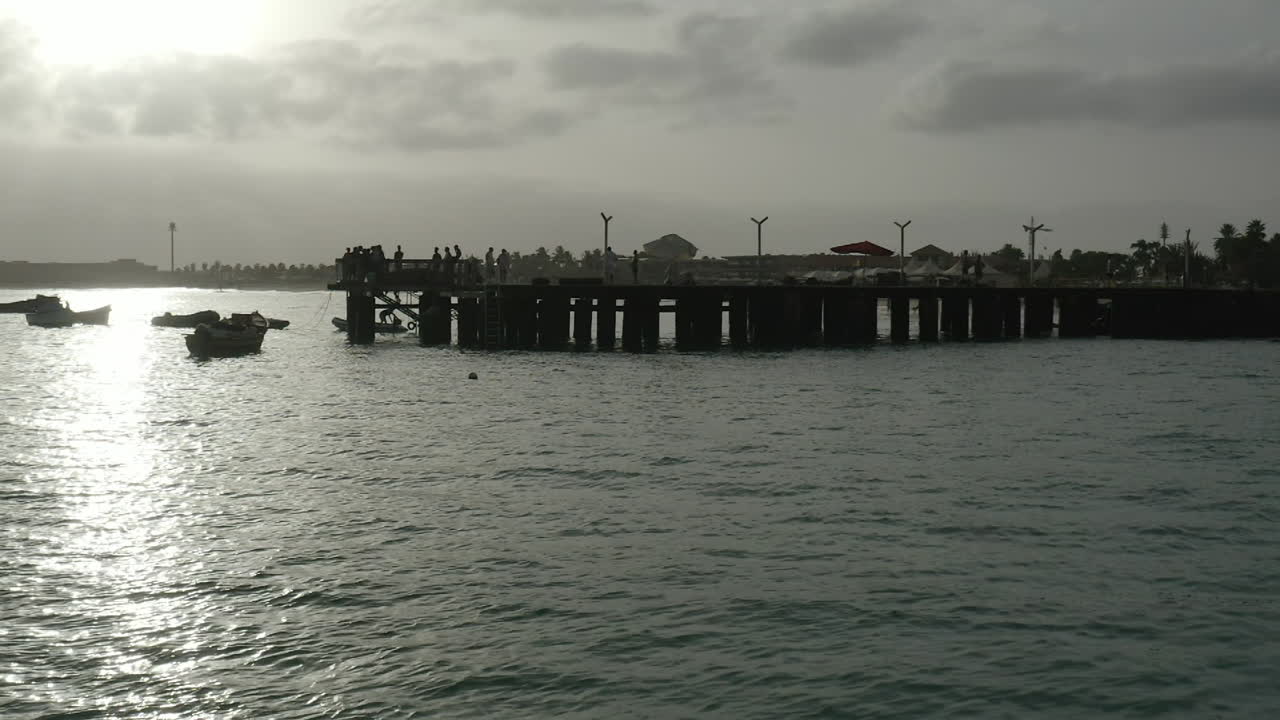 santa maría, sal, isla, 120 fps, cámara lenta, surfistas, cuatro de cuatro