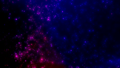 colorful glowing particles background loop