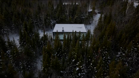 reflexion mansion an accommodation in the wilderness of charlevoix at quebec, canada