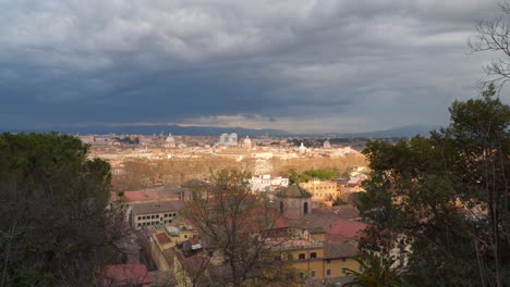 rome city in side of capitoline hill