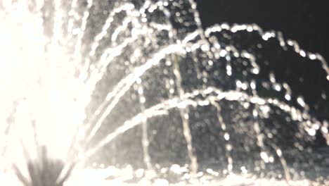 blurred fountain in motion.