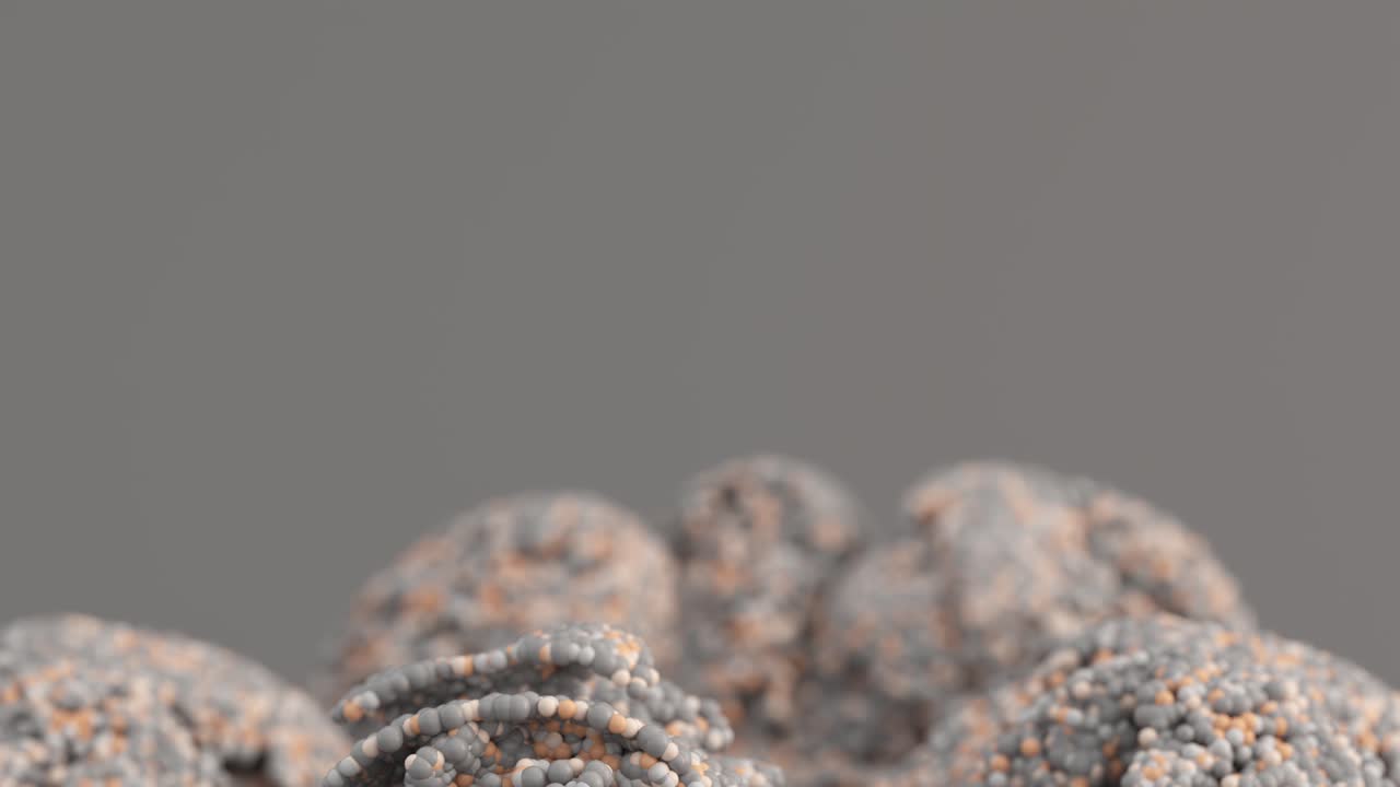 추상적인 3d 구체 클러스터