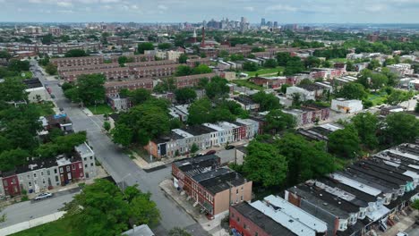 urban american city neighborhood